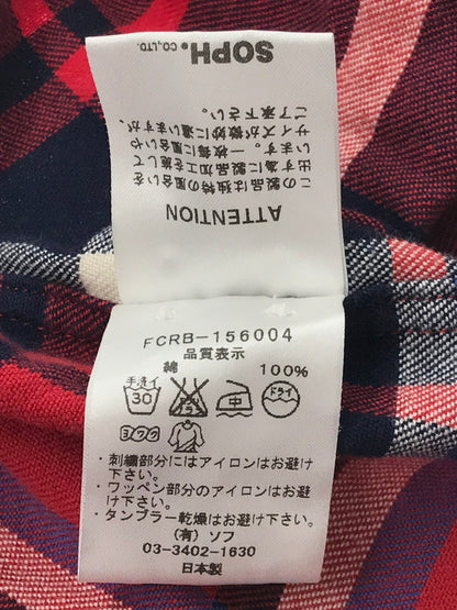 【中古品】【メンズ】 F.C.REAL BRISTOL エフシーレアルブリストル FLANNEL SHIRT フランネルシャツ 長袖 シャツ 142-260714-YY-17-tagh サイズ：M カラー：レッド 万代Net店