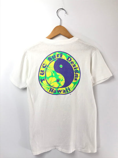 【中古品】【メンズ】 T&C SURF DESIGNS タウン＆カントリー サーフデザインズ 80'S T-SHIRT 80年代 Tシャツ 半袖Tシャツ STEDMAN ステッドマン USA製 146-260711-na-11-tagh サイズ：S カラー：ホワイト 万代Net店