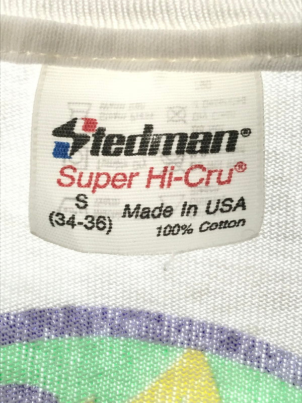 【中古品】【メンズ】 T&C SURF DESIGNS タウン＆カントリー サーフデザインズ 80'S T-SHIRT 80年代 Tシャツ 半袖Tシャツ STEDMAN ステッドマン USA製 146-260711-na-11-tagh サイズ：S カラー：ホワイト 万代Net店