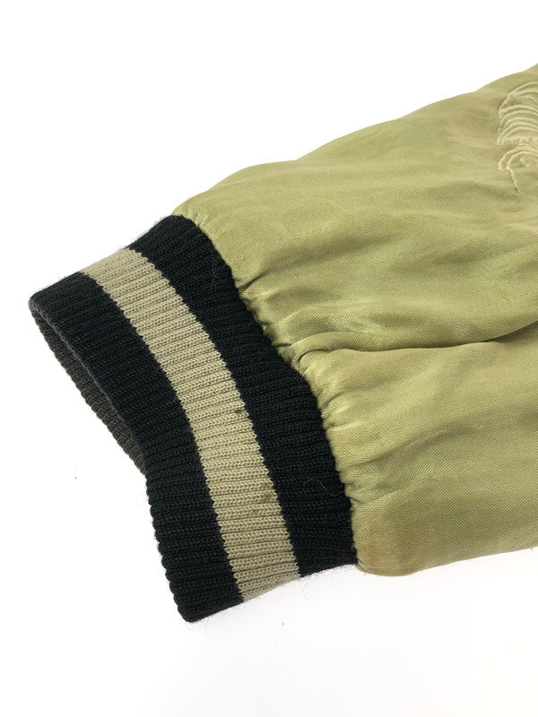【現状渡し品】【メンズ】 花旅楽団 ハナタビ ガクダン SOUVENIR JACKET 鬼若丸の鯉退治 スーベニア ジャケット ライトアウター 145-260716-rt-13-tagh サイズ：L カラー：グリーン/ベージュ 万代Net店
