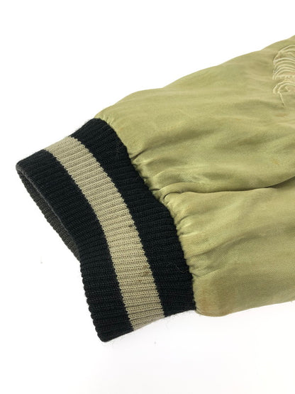 【現状渡し品】【メンズ】 花旅楽団 ハナタビ ガクダン SOUVENIR JACKET 鬼若丸の鯉退治 スーベニア ジャケット ライトアウター 145-260716-rt-13-tagh サイズ：L カラー：グリーン/ベージュ 万代Net店