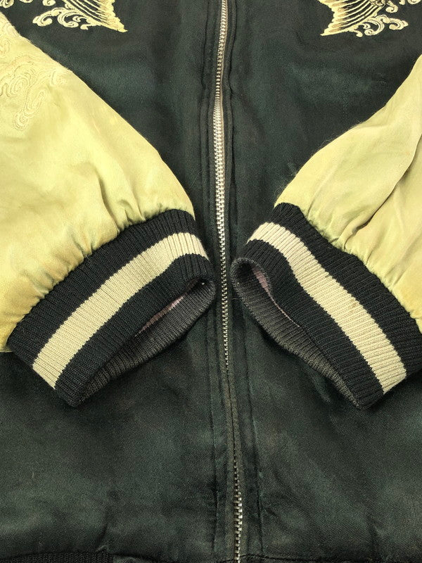 【現状渡し品】【メンズ】 花旅楽団 ハナタビ ガクダン SOUVENIR JACKET 鬼若丸の鯉退治 スーベニア ジャケット ライトアウター 145-260716-rt-13-tagh サイズ：L カラー：グリーン/ベージュ 万代Net店