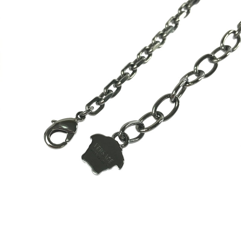 【中古品】【メンズ】 VERSACE ヴェルサーチ GRECA NECKLACE グリーク ネックレス アクセサリー 182-260711-na-01-tagh カラー：ブラック系 万代Net店