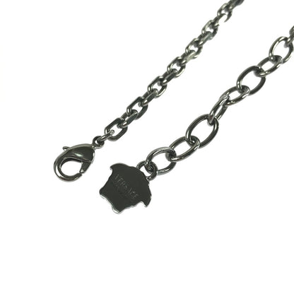 【中古品】【メンズ】 VERSACE ヴェルサーチ GRECA NECKLACE グリーク ネックレス アクセサリー 182-260711-na-01-tagh カラー：ブラック系 万代Net店
