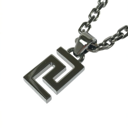 【中古品】【メンズ】 VERSACE ヴェルサーチ GRECA NECKLACE グリーク ネックレス アクセサリー 182-260711-na-01-tagh カラー：ブラック系 万代Net店
