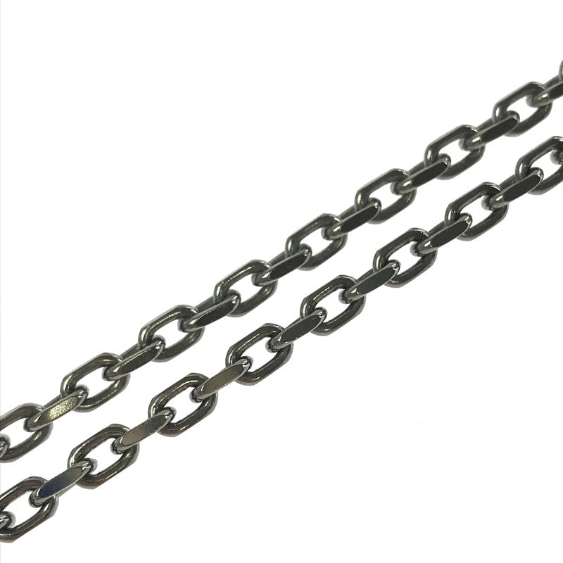 【中古品】【メンズ】 VERSACE ヴェルサーチ GRECA NECKLACE グリーク ネックレス アクセサリー 182-260711-na-01-tagh カラー：ブラック系 万代Net店