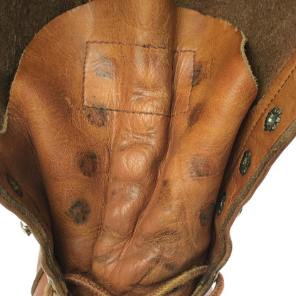 【現状渡し品】【メンズ】 RED WING 60S-70S 白四角形犬タグ IRISH SETTER BOOTS 60-70年代 アイリッシュセッター ブーツ 靴 164-260710-ki-10-tagh サイズ：8D カラー：ブラウン 万代Net店