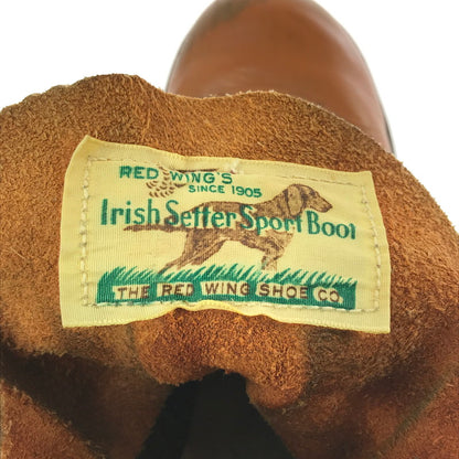 【現状渡し品】【メンズ】 RED WING 60S-70S 白四角形犬タグ IRISH SETTER BOOTS 60-70年代 アイリッシュセッター ブーツ 靴 164-260710-ki-10-tagh サイズ：8D カラー：ブラウン 万代Net店