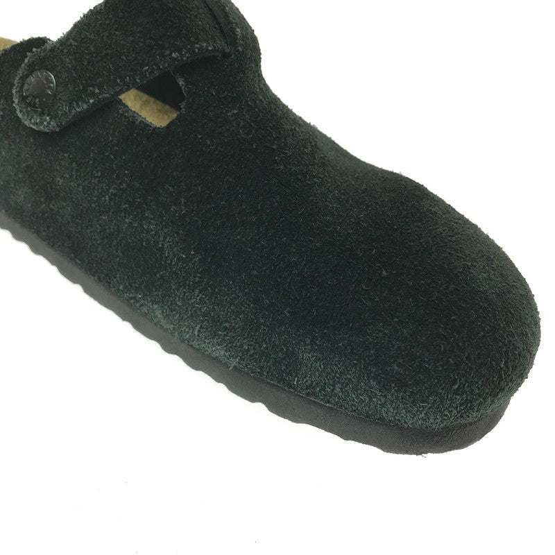【現状渡し品】【メンズ】 BIRKENSTOCK ビルケンシュトック 0660471 BOSTON BS SUEDE ボストン スエード サンダル 靴 164-260711-na-10-tagh サイズ：US M 8 カラー：BLACK 万代Net店
