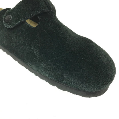 【現状渡し品】【メンズ】 BIRKENSTOCK ビルケンシュトック 0660471 BOSTON BS SUEDE ボストン スエード サンダル 靴 164-260711-na-10-tagh サイズ：US M 8 カラー：BLACK 万代Net店