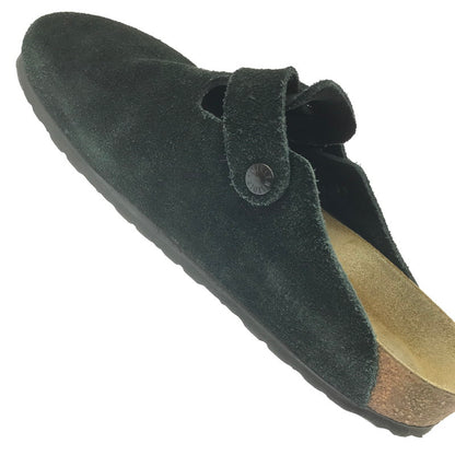 【現状渡し品】【メンズ】 BIRKENSTOCK ビルケンシュトック 0660471 BOSTON BS SUEDE ボストン スエード サンダル 靴 164-260711-na-10-tagh サイズ：US M 8 カラー：BLACK 万代Net店