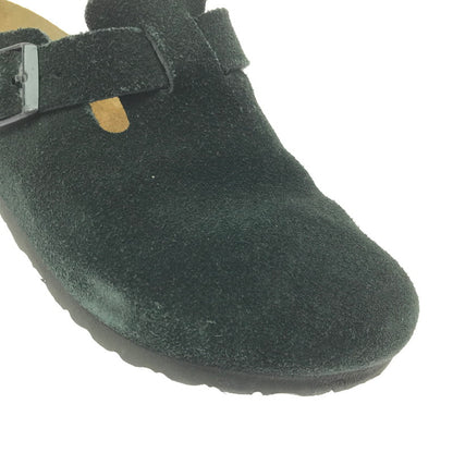 【現状渡し品】【メンズ】 BIRKENSTOCK ビルケンシュトック 0660471 BOSTON BS SUEDE ボストン スエード サンダル 靴 164-260711-na-10-tagh サイズ：US M 8 カラー：BLACK 万代Net店
