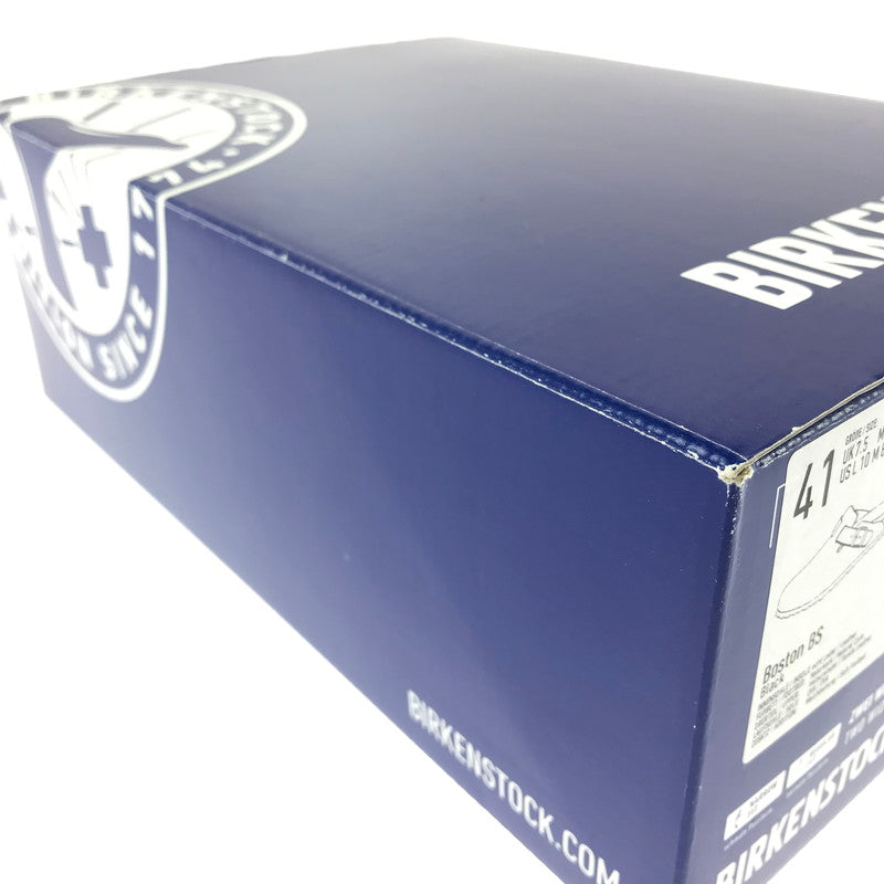 【現状渡し品】【メンズ】 BIRKENSTOCK ビルケンシュトック 0660471 BOSTON BS SUEDE ボストン スエード サンダル 靴 164-260711-na-10-tagh サイズ：US M 8 カラー：BLACK 万代Net店