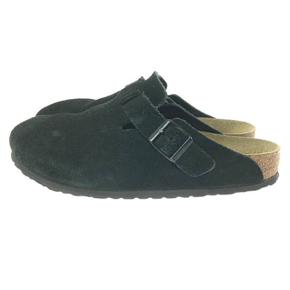 【現状渡し品】【メンズ】 BIRKENSTOCK ビルケンシュトック 0660471 BOSTON BS SUEDE ボストン スエード サンダル 靴 164-260711-na-10-tagh サイズ：US M 8 カラー：BLACK 万代Net店