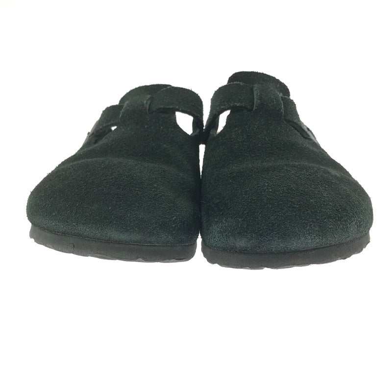 【現状渡し品】【メンズ】 BIRKENSTOCK ビルケンシュトック 0660471 BOSTON BS SUEDE ボストン スエード サンダル 靴 164-260711-na-10-tagh サイズ：US M 8 カラー：BLACK 万代Net店