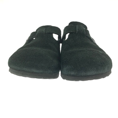 【現状渡し品】【メンズ】 BIRKENSTOCK ビルケンシュトック 0660471 BOSTON BS SUEDE ボストン スエード サンダル 靴 164-260711-na-10-tagh サイズ：US M 8 カラー：BLACK 万代Net店