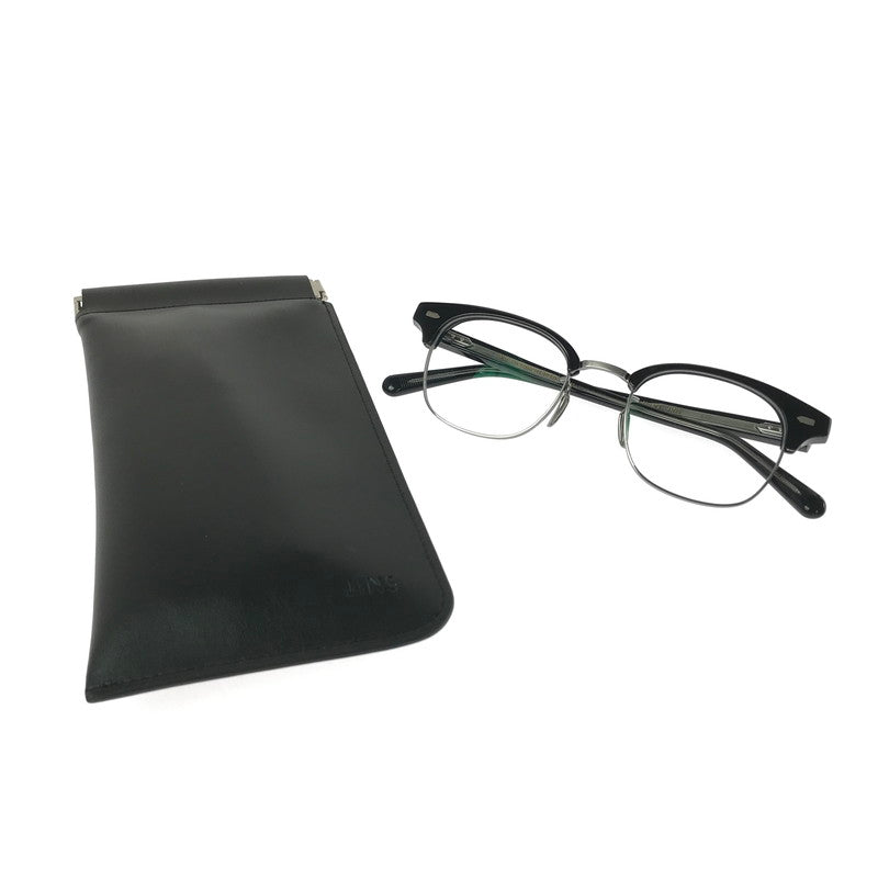 【中古品】【メンズ】 JINS ジンズ NEW CLASSIC NO.3 UTF-25A-223AA ニュークラシック 眼鏡 アイウェア アクセサリー 度入り 203-260711-na-04-tagh サイズ：49□21 150 カラー：ブラック 万代Net店