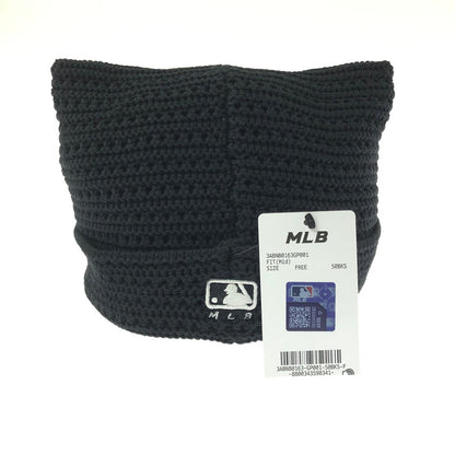 【中古美品】【メンズ】 MLB KOREA エムエルビーコリア CAT EAR BEANIE 3ABNB0163-50BKS キャット イヤー ビーニー 猫耳 帽子 アクセサリー 185-260714-YY-10-tagh サイズ：F カラー：ブラック 万代Net店