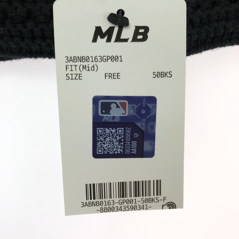 【中古美品】【メンズ】 MLB KOREA エムエルビーコリア CAT EAR BEANIE 3ABNB0163-50BKS キャット イヤー ビーニー 猫耳 帽子 アクセサリー 185-260714-YY-10-tagh サイズ：F カラー：ブラック 万代Net店