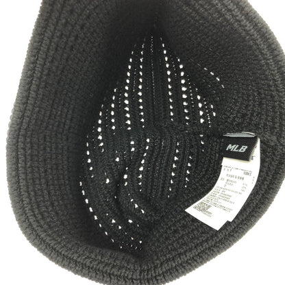 【中古美品】【メンズ】 MLB KOREA エムエルビーコリア CAT EAR BEANIE 3ABNB0163-50BKS キャット イヤー ビーニー 猫耳 帽子 アクセサリー 185-260714-YY-10-tagh サイズ：F カラー：ブラック 万代Net店