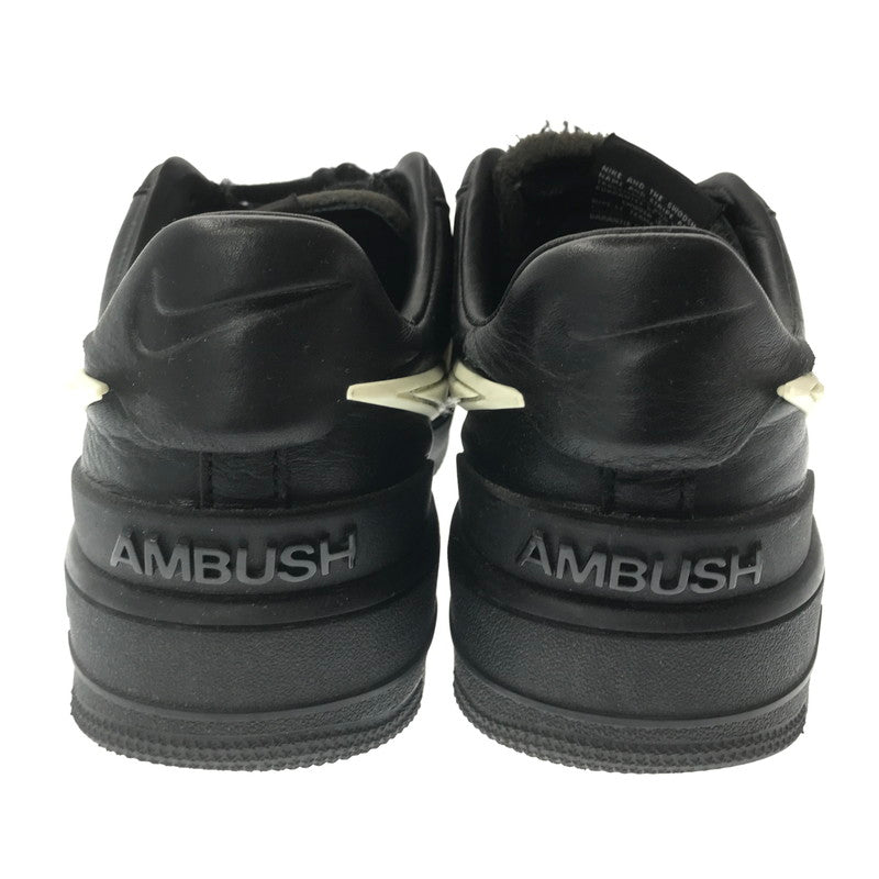 【中古品】【メンズ】 NIKE ナイキ × AMBUSH アンブッシュ コラボ AIR FORCE 1 LOW DV3464-001 エア フォース 1 ロー スニーカー 靴 160-260717-rt-04-tagh サイズ：26.5cm US8.5 カラー：BLACK/PHANTOM-BLACK 万代Net店