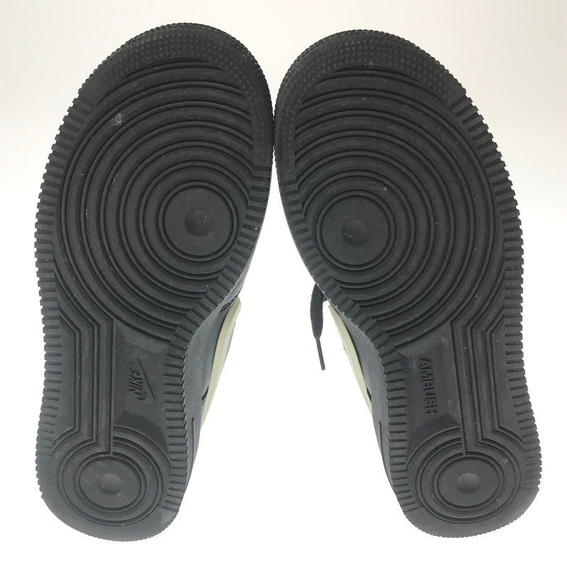 【中古品】【メンズ】 NIKE ナイキ × AMBUSH アンブッシュ コラボ AIR FORCE 1 LOW DV3464-001 エア フォース 1 ロー スニーカー 靴 160-260717-rt-04-tagh サイズ：26.5cm US8.5 カラー：BLACK/PHANTOM-BLACK 万代Net店