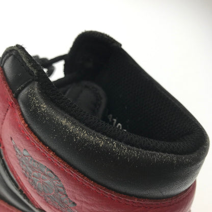 【現状渡し品】【メンズ】 NIKE ナイキ AIR JORDAN 1 RETRO HIGH OG 555088-001 エア ジョーダン レトロ ハイ スニーカー 靴 160-260717-rt-01-tagh サイズ：26.5ｃｍ ＵS8.5 カラー：BLACK/VARSITY RED-WHITE 万代Net店