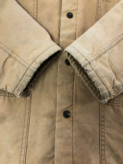 【現状渡し品】【メンズ】 DICKIES ディッキーズ 80's BLANKET LINER DUCK COVERALLS 80年代 ブランケット ライナー ダック カバーオール USA製 ライトアウター 146-260709-rt-11-tag サイズ：不明 下記参照 カラー：キャメル 万代Net店
