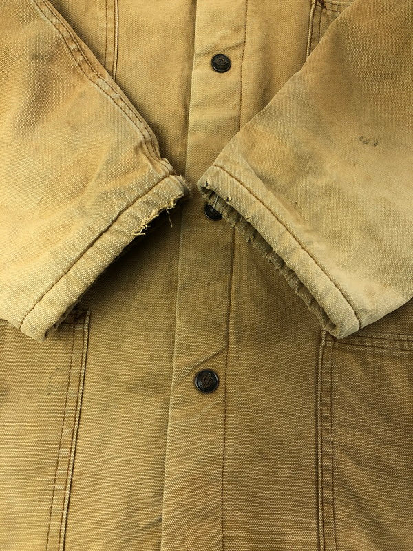 【現状渡し品】【メンズ】 DICKIES ディッキーズ 80's BLANKET LINER DUCK COVERALLS 80年代 ブランケット ライナー ダック カバーオール USA製 ライトアウター 146-260709-rt-11-tag サイズ：不明 下記参照 カラー：キャメル 万代Net店