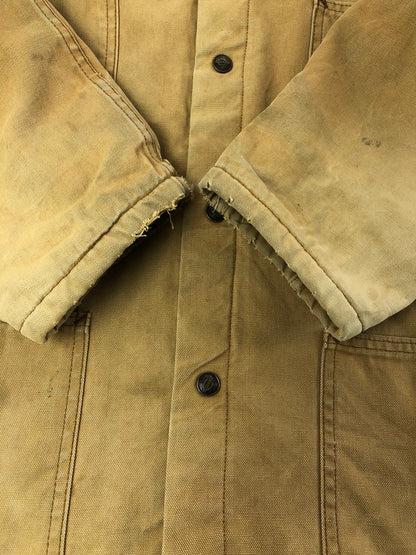【現状渡し品】【メンズ】 DICKIES ディッキーズ 80's BLANKET LINER DUCK COVERALLS 80年代 ブランケット ライナー ダック カバーオール USA製 ライトアウター 146-260709-rt-11-tag サイズ：不明 下記参照 カラー：キャメル 万代Net店