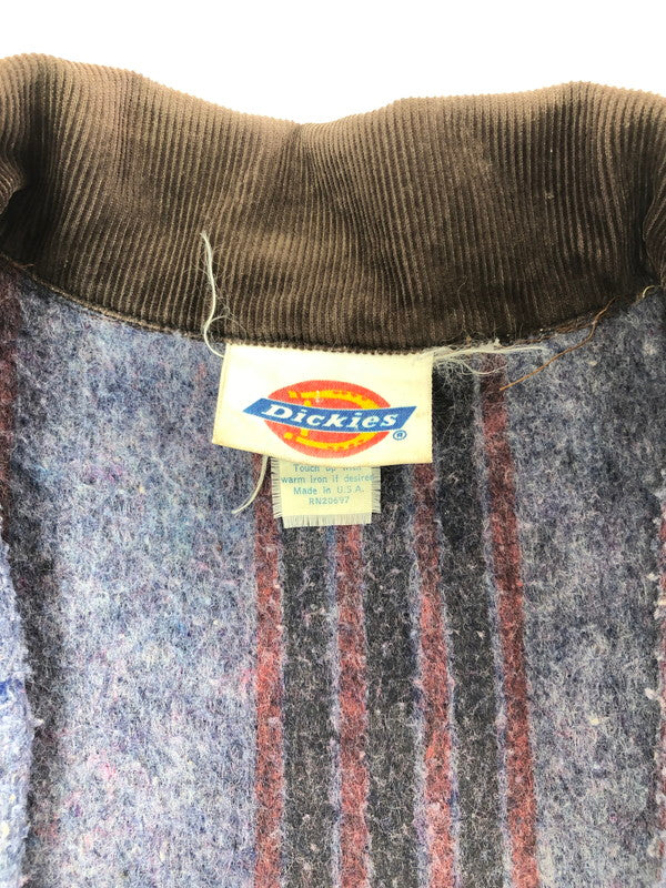 【現状渡し品】【メンズ】 DICKIES ディッキーズ 80's BLANKET LINER DUCK COVERALLS 80年代 ブランケット ライナー ダック カバーオール USA製 ライトアウター 146-260709-rt-11-tag サイズ：不明 下記参照 カラー：キャメル 万代Net店