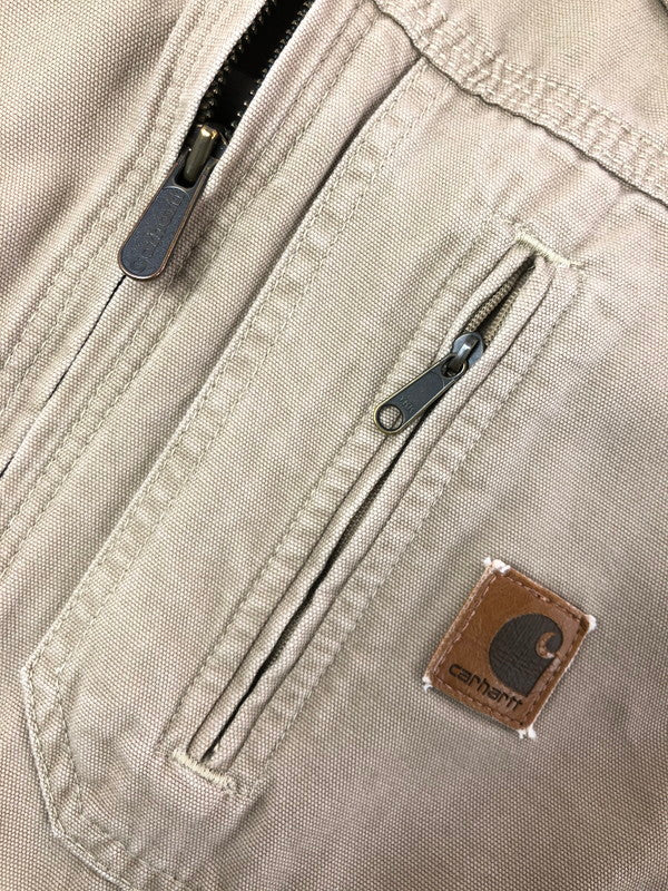【中古品】【メンズ】 CARHARTT カーハート 00's WYLIE JACKET ワイリー ジャケット ライトアウター 146-260709-rt-14-tag サイズ：不明 下記参照 カラー：ベージュ 万代Net店