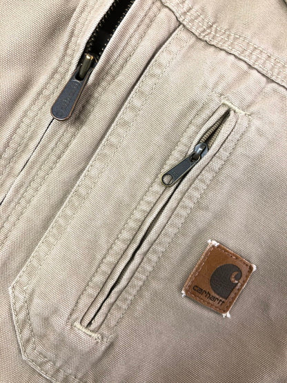 【中古品】【メンズ】 CARHARTT カーハート 00's WYLIE JACKET ワイリー ジャケット ライトアウター 146-260709-rt-14-tag サイズ：不明 下記参照 カラー：ベージュ 万代Net店