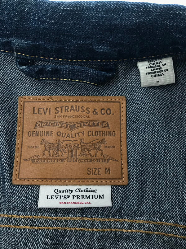 【中古品】【メンズ】 LEVI'S PREMIUM リーバイス プレミアム BIG-E TRUCKER DENIM JACKET 72334-0352 トラッカー デニムジャケット ライトアウター 147-260711-na-17-tagh サイズ：M カラー：インディゴ 万代Net店