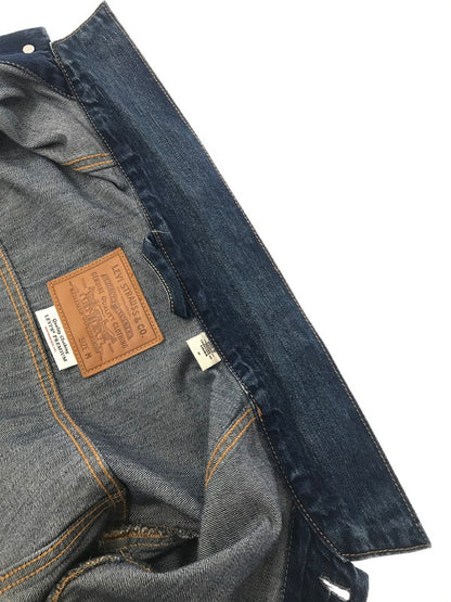 【中古品】【メンズ】 LEVI'S PREMIUM リーバイス プレミアム BIG-E TRUCKER DENIM JACKET 72334-0352 トラッカー デニムジャケット ライトアウター 147-260711-na-17-tagh サイズ：M カラー：インディゴ 万代Net店