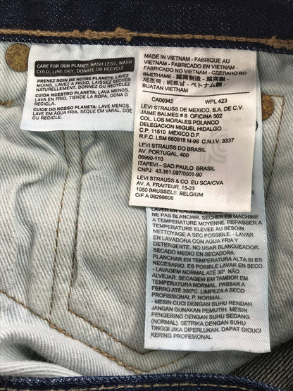 【中古品】【メンズ】 LEVI'S リーバイス 501 DENIM PANTS 00501-1485 デニムパンツ ボトムス 158-260711-na-19-tagh サイズ：W30 L 32 カラー：インディゴ 万代Net店