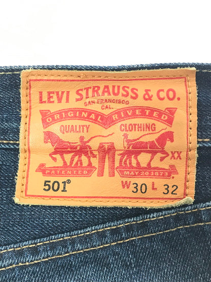 【中古品】【メンズ】 LEVI'S リーバイス 501 DENIM PANTS 00501-1485 デニムパンツ ボトムス 158-260711-na-19-tagh サイズ：W30 L 32 カラー：インディゴ 万代Net店