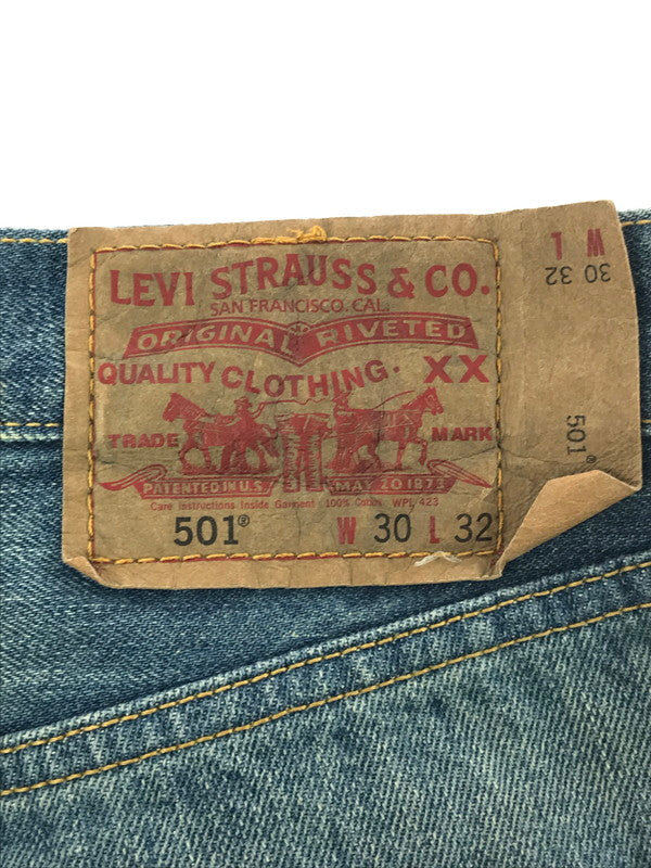 【現状渡し品】【メンズ】 LEVI'S リーバイス 501 DENIM PANTS 08501-00 デニムパンツ フィリピン製 ボトムス 157-260711-na-20-tagh サイズ：W30 L 32 カラー：インディゴ 万代Net店