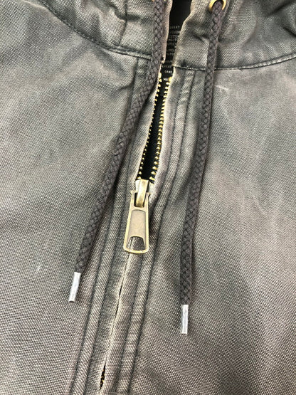 【中古品】【メンズ】 DICKIES ディッキーズ 00's HOODED WORK JACKET フーデッド ワーク ジャケット ライトアウター 146-260709-rt-12-tag サイズ：2XL カラー：ブラック 万代Net店