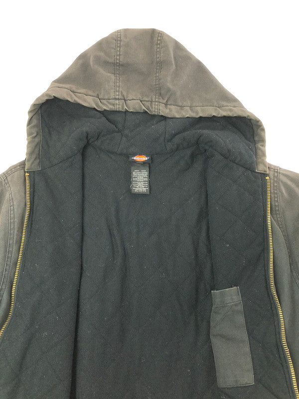 【中古品】【メンズ】 DICKIES ディッキーズ 00's HOODED WORK JACKET フーデッド ワーク ジャケット ライトアウター 146-260709-rt-12-tag サイズ：2XL カラー：ブラック 万代Net店