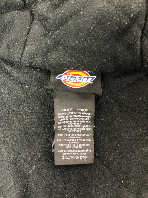 【中古品】【メンズ】 DICKIES ディッキーズ 00's HOODED WORK JACKET フーデッド ワーク ジャケット ライトアウター 146-260709-rt-12-tag サイズ：2XL カラー：ブラック 万代Net店
