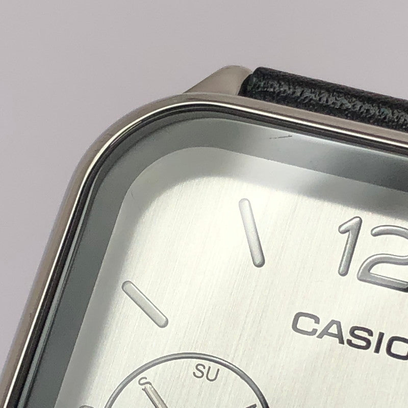 【中古品】【メンズ】 CASIO カシオ CASIOCOLLECTION MTP-M305L-7AJF カシオコレクション リストウォッチ 腕時計 アクセサリー 197-260714-YY-04-tagh カラー：ブラック 万代Net店