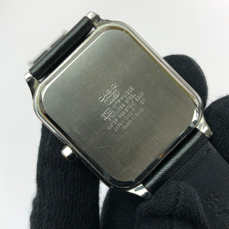 【中古品】【メンズ】 CASIO カシオ CASIOCOLLECTION MTP-M305L-7AJF カシオコレクション リストウォッチ 腕時計 アクセサリー 197-260714-YY-04-tagh カラー：ブラック 万代Net店