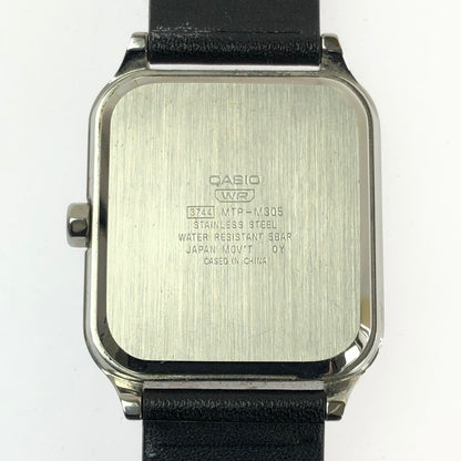 【中古品】【メンズ】 CASIO カシオ CASIOCOLLECTION MTP-M305L-7AJF カシオコレクション リストウォッチ 腕時計 アクセサリー 197-260714-YY-04-tagh カラー：ブラック 万代Net店