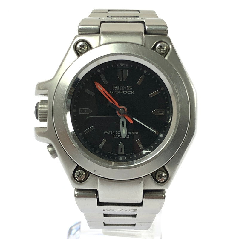 【中古品】【メンズ】 CASIO カシオ G-SHOCK ジーショック WRISTWATCH MRG-120-1A リストウォッチ アナログ クォーツ 腕時計 アクセサリー 196-260714-YY-05-tagh カラー：シルバー 万代Net店