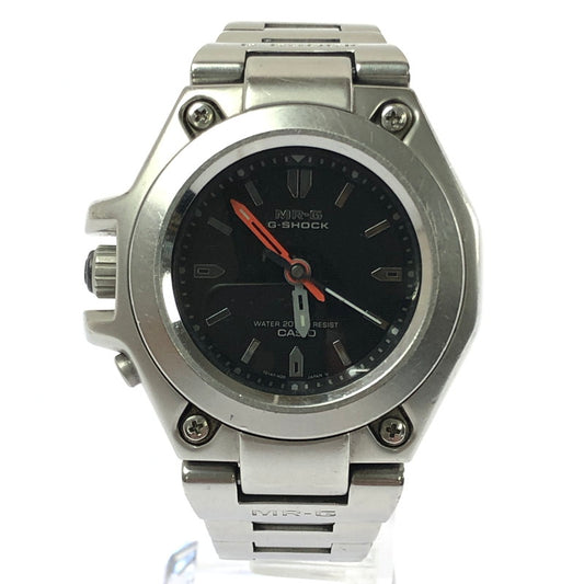 【中古品】【メンズ】 CASIO カシオ G-SHOCK ジーショック WRISTWATCH MRG-120-1A リストウォッチ アナログ クォーツ 腕時計 アクセサリー 196-260714-YY-05-tagh カラー：シルバー 万代Net店