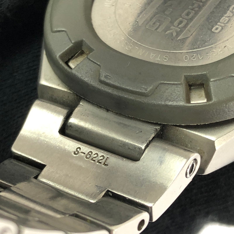 【中古品】【メンズ】 CASIO カシオ G-SHOCK ジーショック WRISTWATCH MRG-120-1A リストウォッチ アナログ クォーツ 腕時計 アクセサリー 196-260714-YY-05-tagh カラー：シルバー 万代Net店