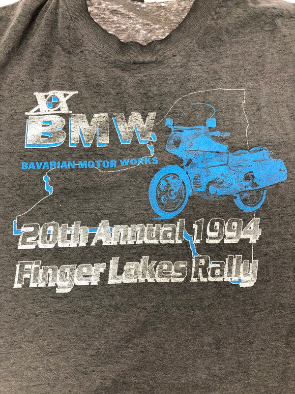 【現状渡し品】【メンズ】 HANES ヘインズ 90's BMW 20TH ANNUAL 1994 FINGER LAKES RALLY S/S TEE 第20回 1994年 フィンガー レイクス ラリー 半袖Tシャツ 146-260709-rt-17-tag サイズ：M カラー：ブラック 万代Net店