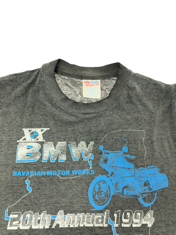 【現状渡し品】【メンズ】 HANES ヘインズ 90's BMW 20TH ANNUAL 1994 FINGER LAKES RALLY S/S TEE 第20回 1994年 フィンガー レイクス ラリー 半袖Tシャツ 146-260709-rt-17-tag サイズ：M カラー：ブラック 万代Net店