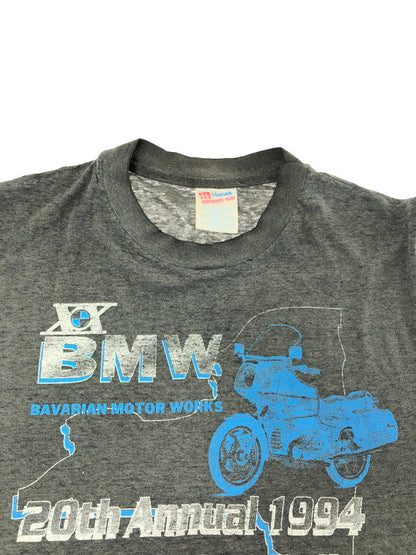 【現状渡し品】【メンズ】 HANES ヘインズ 90's BMW 20TH ANNUAL 1994 FINGER LAKES RALLY S/S TEE 第20回 1994年 フィンガー レイクス ラリー 半袖Tシャツ 146-260709-rt-17-tag サイズ：M カラー：ブラック 万代Net店